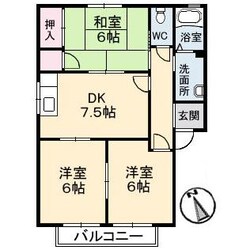 グリーンハイムの物件間取画像